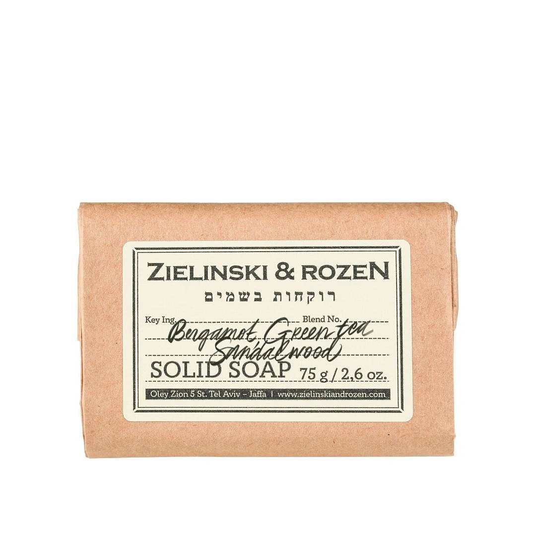 Твердое мыло Бергамот, Зеленый Чай, Сандал