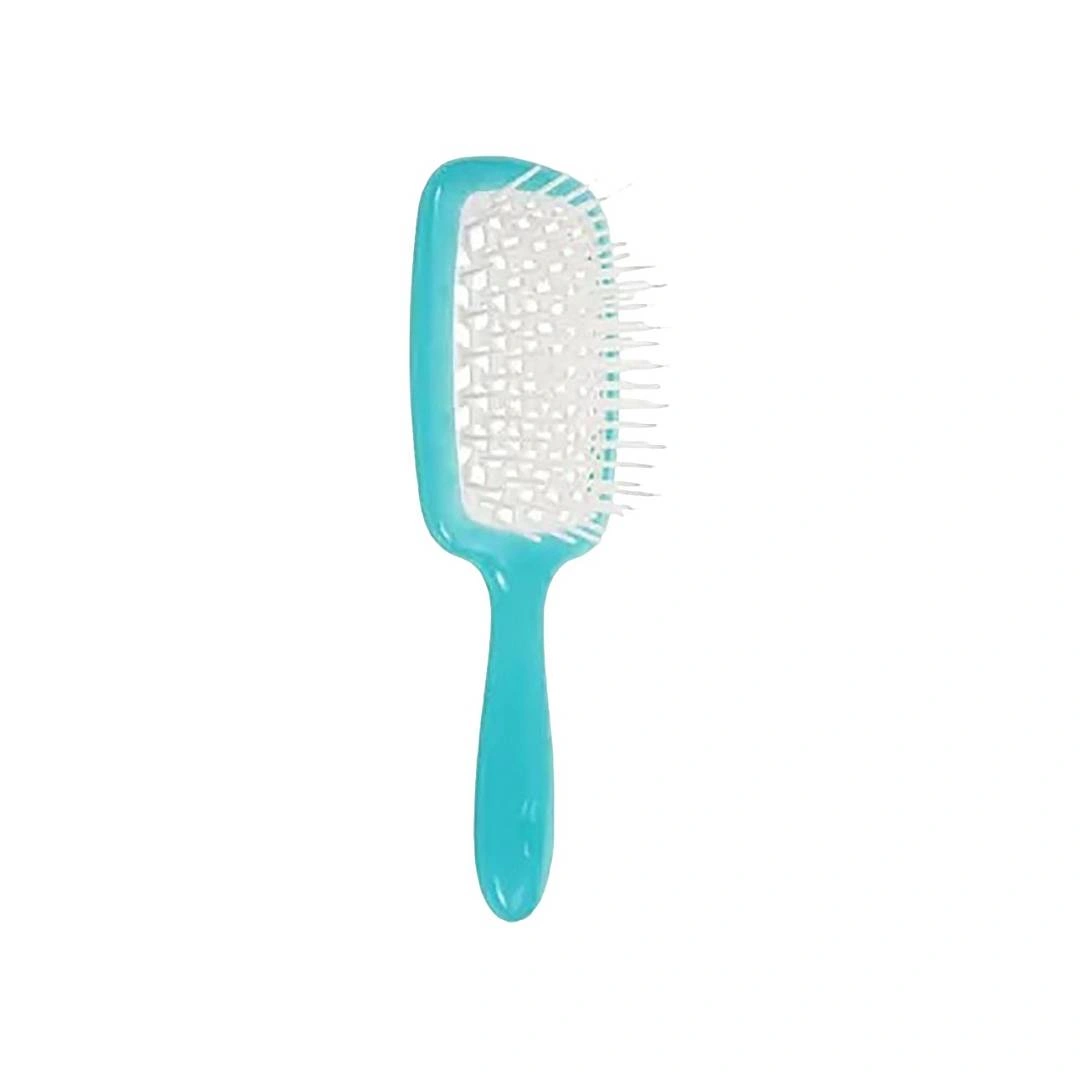 Щетка для волос голубая, белая Superbrush