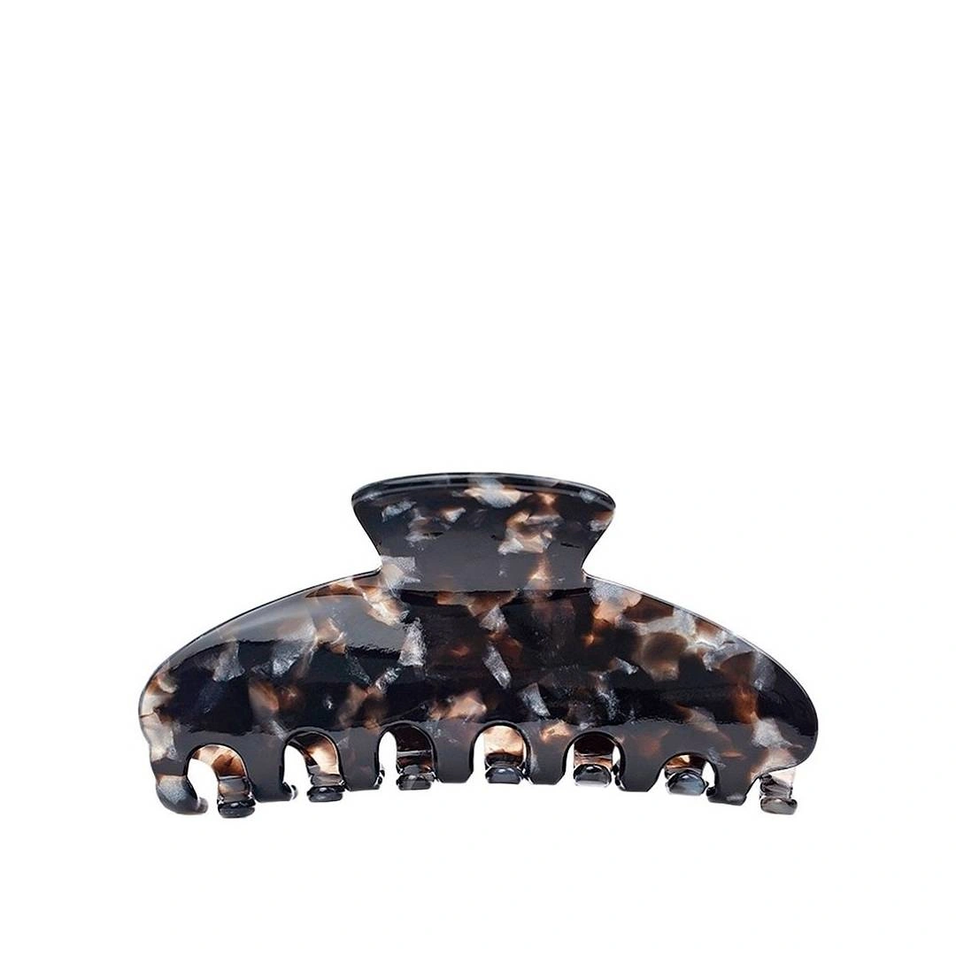 Краб для волос Черный мрамор