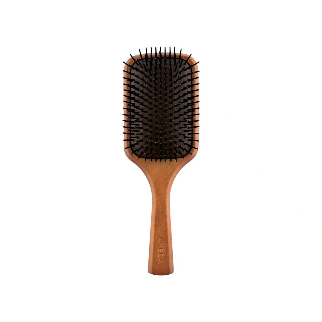 Щетка для волос деревянная массажная Wooden Hair Paddle Brush 