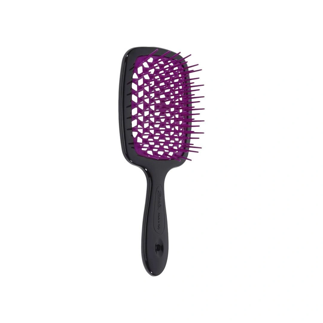 Щетка для волос черная, фиолетовая Superbrush