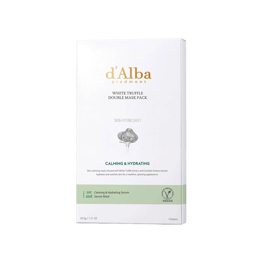 Маска для лица успокаивающая White Truffle Double Mask Pack