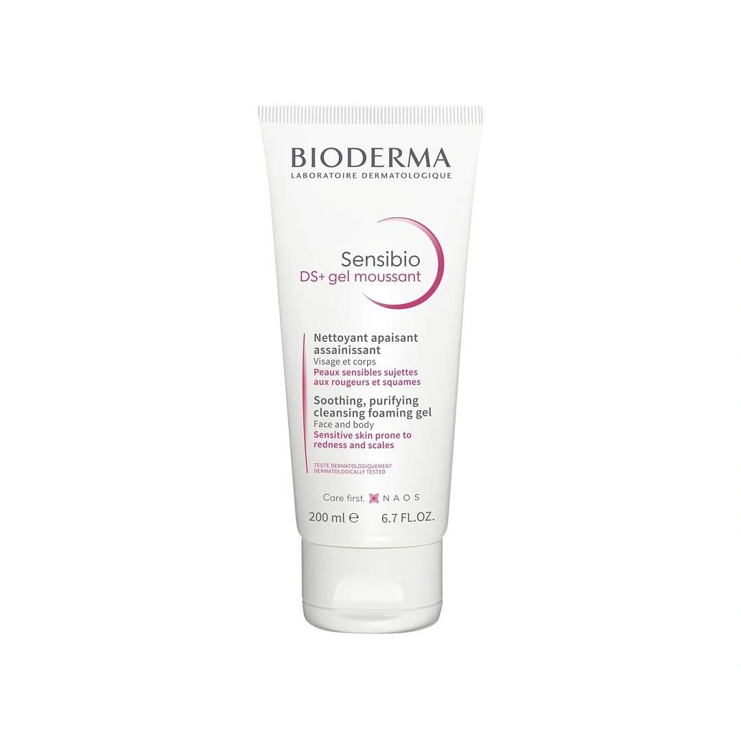 Гель для чувствительной жирной кожи очищающий Sensibio DS+ 