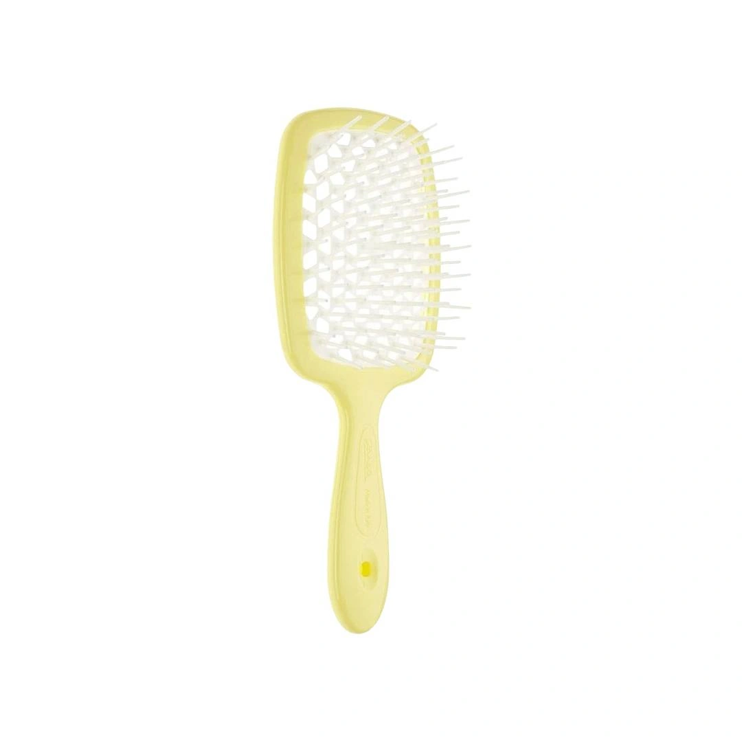 Щетка для волос массажная светло-желтая Superbrush