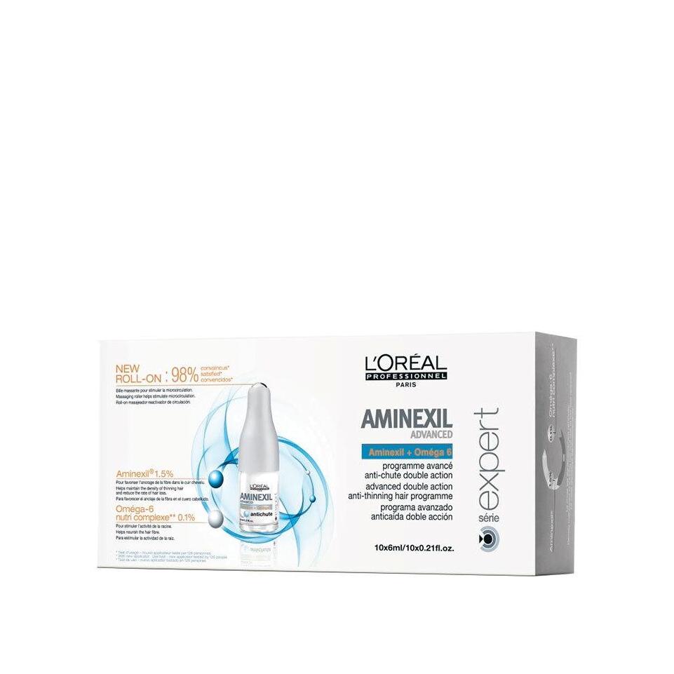 Ампулы против выпадения волос Aminexil Advanced купить в VISAGEHALL