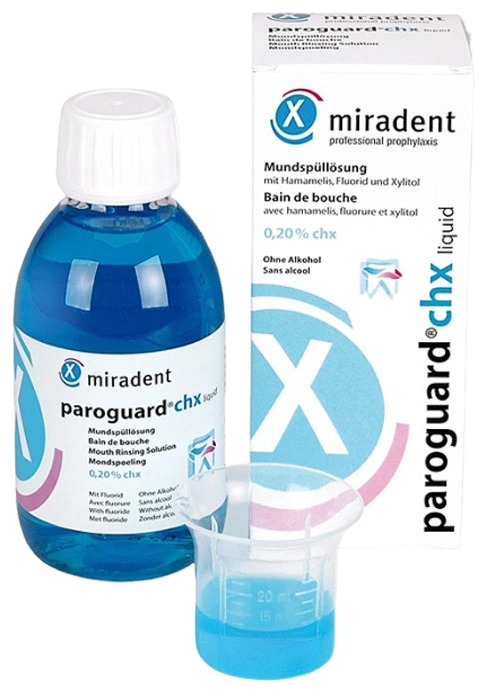 Ополаскиватель для полости рта с хлорогексидином Paroguard купить в VISAGEHALL