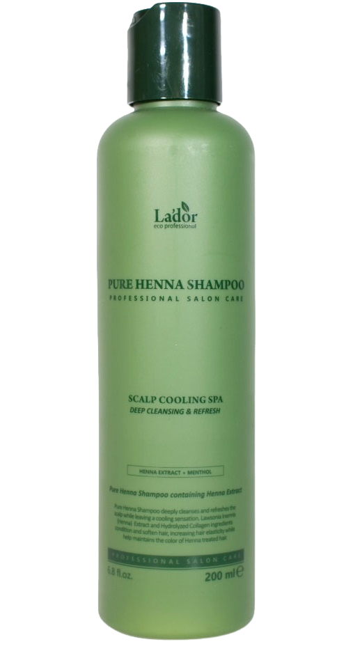 Шампунь профессиональный укрепляющий Pure Henna Shampoo с хной 200мл