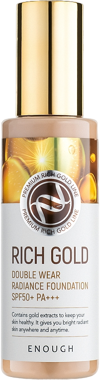 Тональный крем Rich Gold Double Wear Radiance Foundation SPF50+ купить в VISAGEHALL