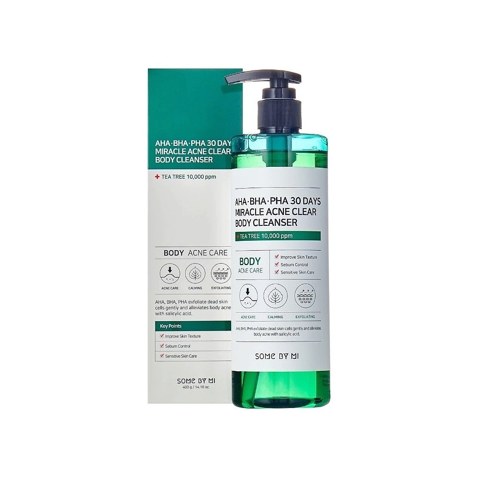 Гель для тела очищающий с кислотами