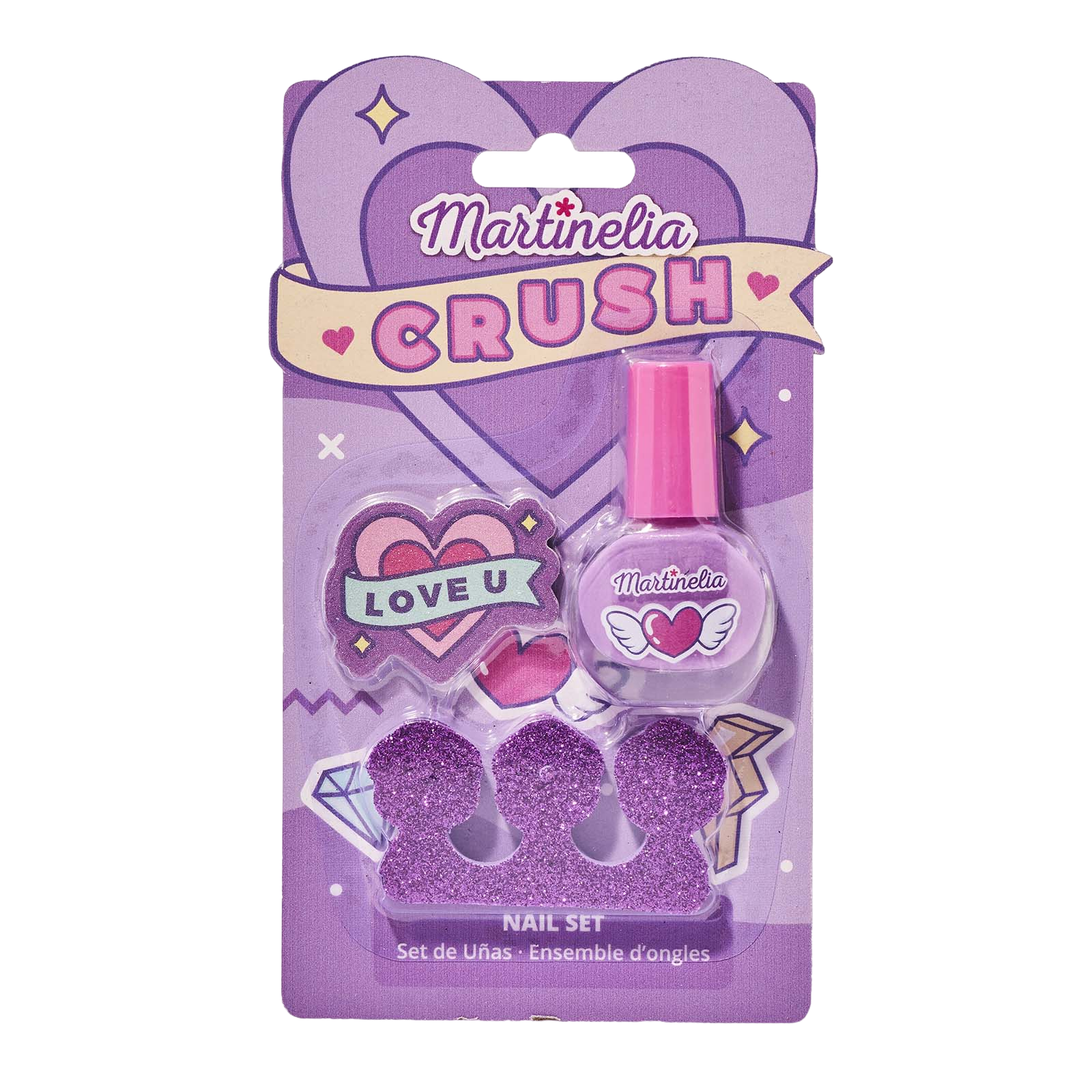 Набор-мини для девочек для ногтей Crush Фиолетовый купить в VISAGEHALL