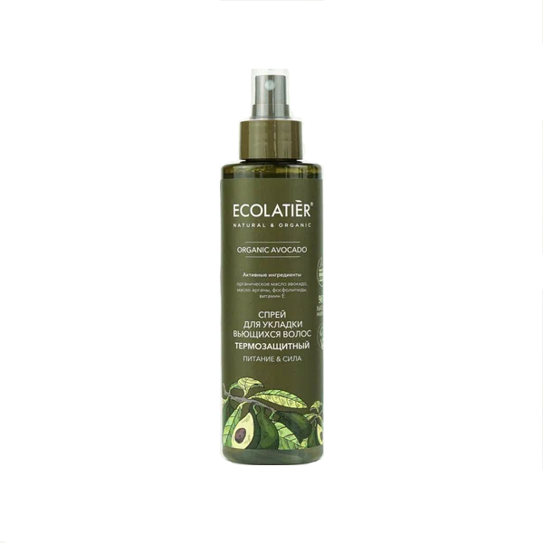 Спрей для укладки волос термозащитный Green Avocado Oil  купить в VISAGEHALL