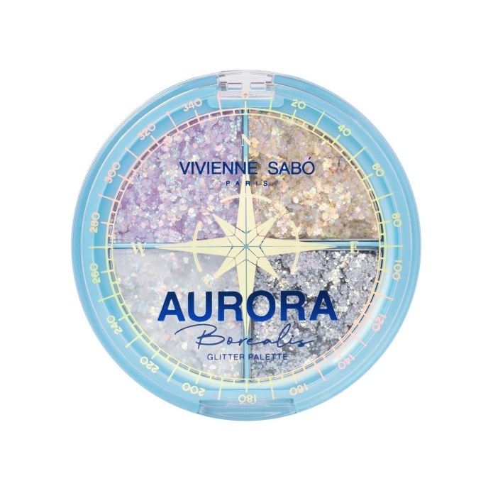Палетка глиттеров Palette Glitter Aurora Borealis магазин VISAGEHALL являющийся официальным дистрибьютором в России