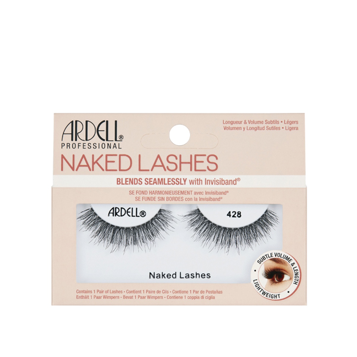 Ресницы накладные Naked Lashes 428 магазин VISAGEHALL являющийся официальным дистрибьютором в России