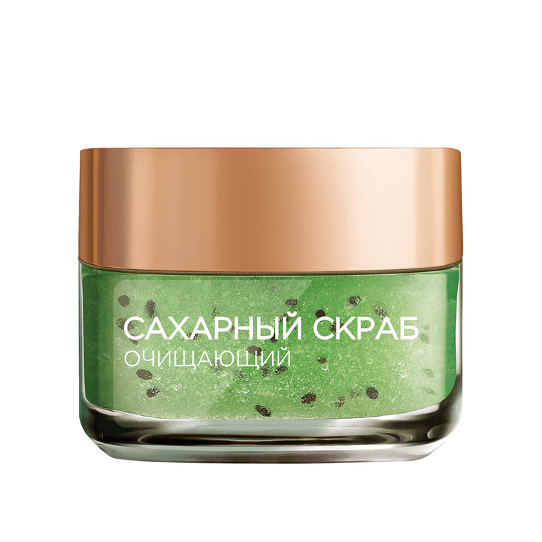 Скраб для лица сахарный очищающий, сокращающий черные точки магазин VISAGEHALL являющийся официальным дистрибьютором в России