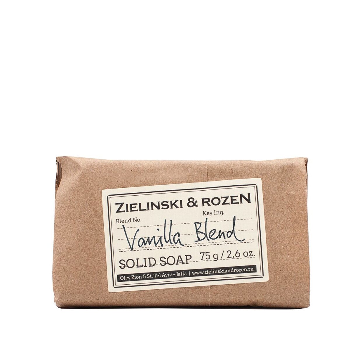 Твёрдое мыло Vanilla Blend 75г магазин VISAGEHALL являющийся официальным дистрибьютором в России