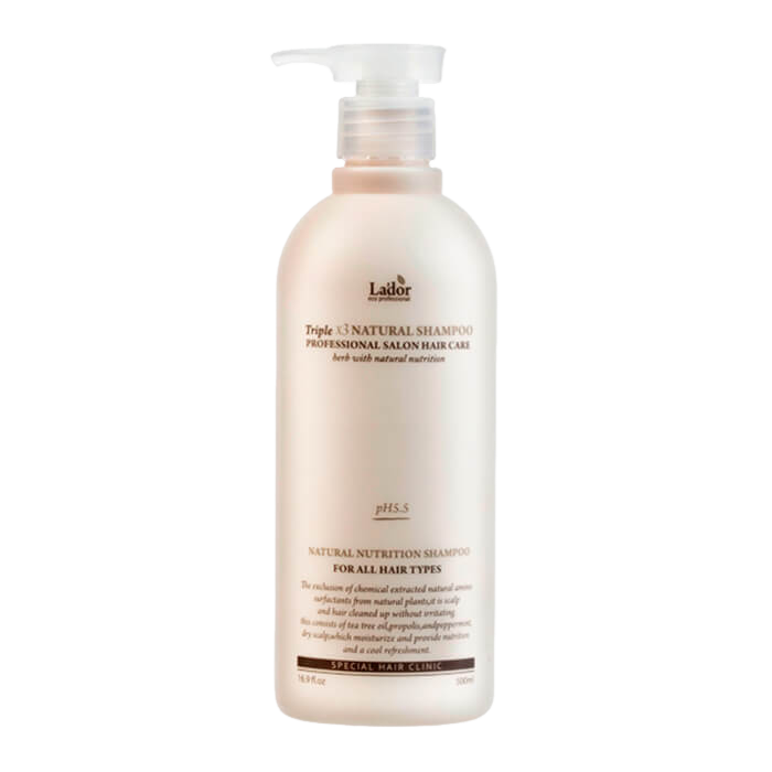 Шампунь для волос с натуральными ингредиентами Triplex Natural Shampoo 530мл купить в VISAGEHALL