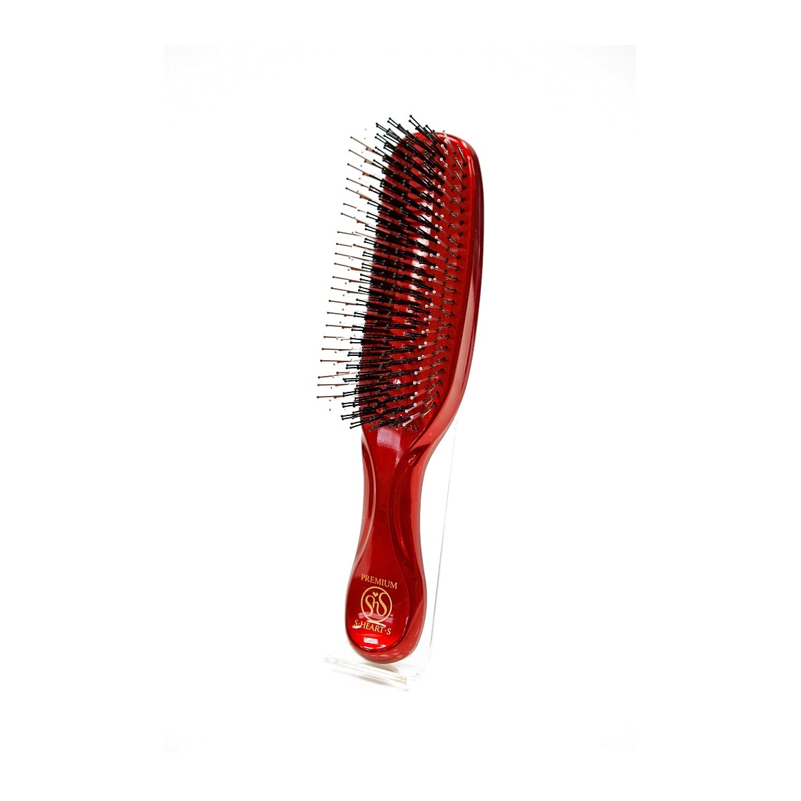 Набор: Щетка для волос массажная Scalp Brush Long красная + Чехол магазин VISAGEHALL являющийся официальным дистрибьютором в России