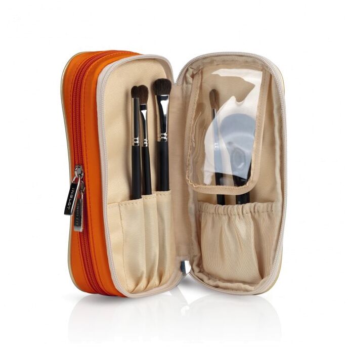 Косметичка Makeup Pencil Case orange-cream магазин VISAGEHALL являющийся официальным дистрибьютором в России