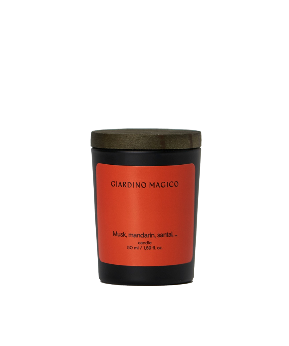 Свеча парфюмерная Musk, mandarin, santal купить в VISAGEHALL