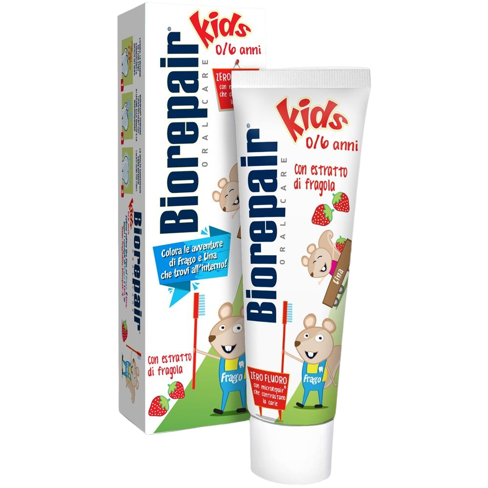 Зубная паста детская Junior Strawberry 0-6 лет купить в VISAGEHALL