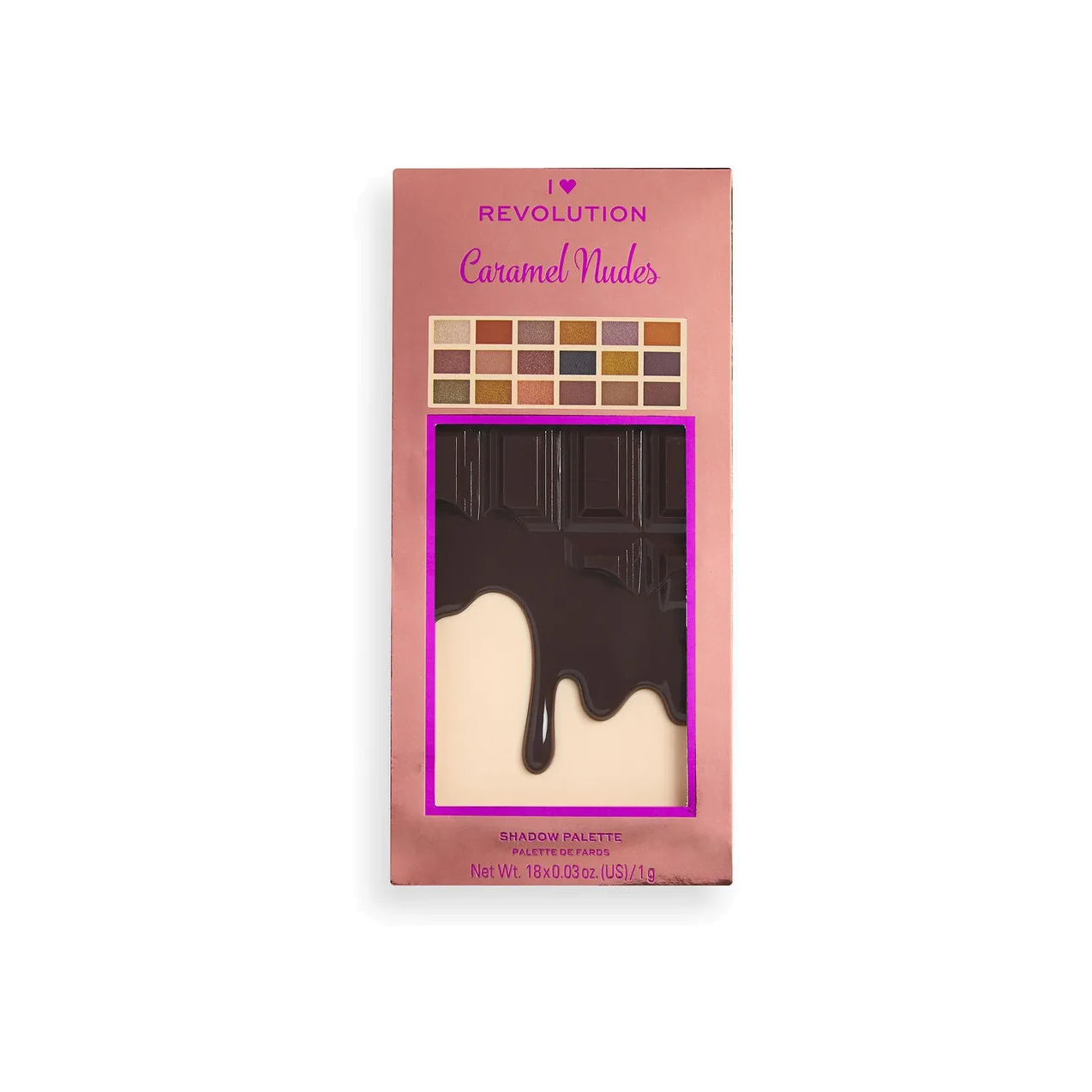 Палетка теней для век Chocolate Caramel Nudes купить в VISAGEHALL