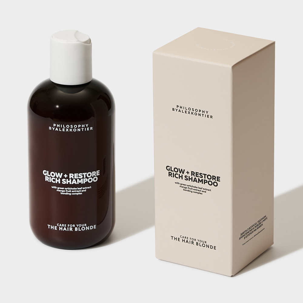 Шампунь-молочко для блеска и реконструкции волос Glow+Restore купить в VISAGEHALL