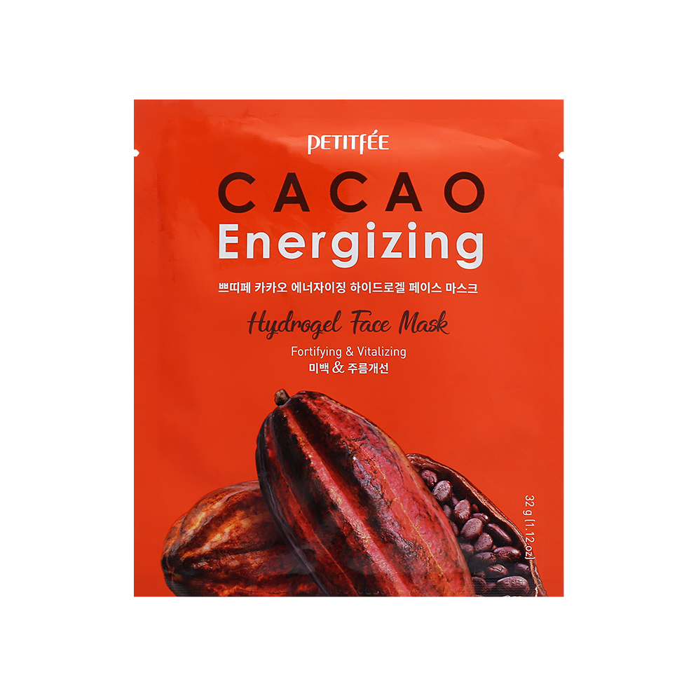 Маска гидрогелевая для лица разглаживающая с экстрактом какао