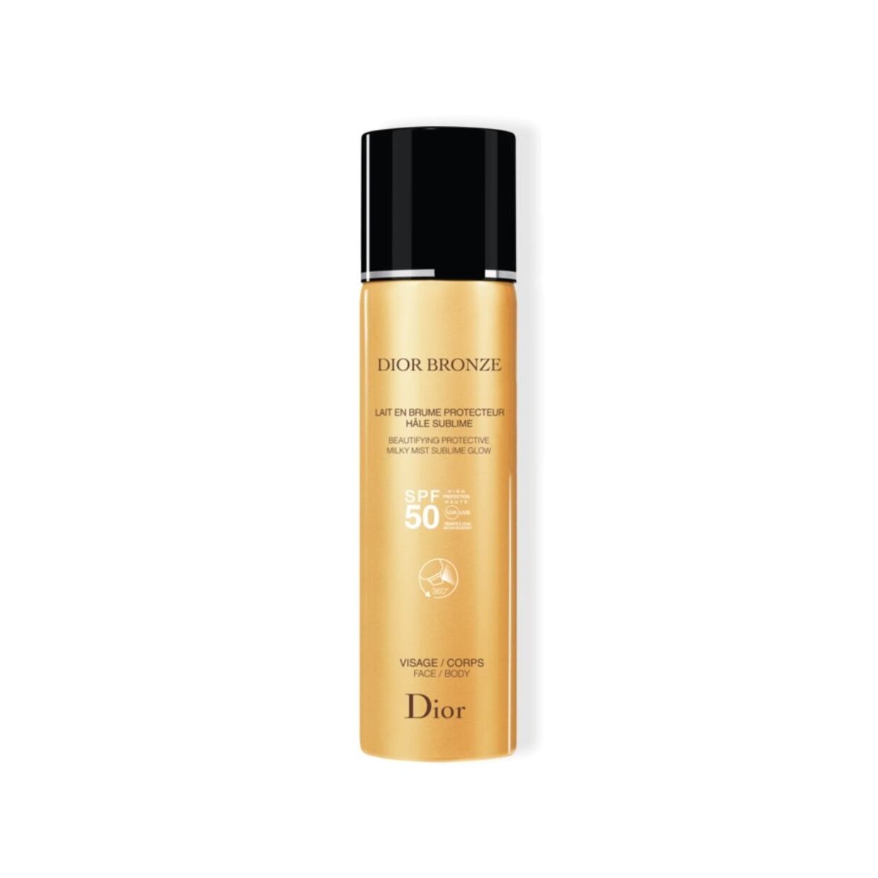 DIOR BRONZE~Молочко-дымка солнцезащитное для лица и тела SPF50 магазин VISAGEHALL являющийся официальным дистрибьютором в России