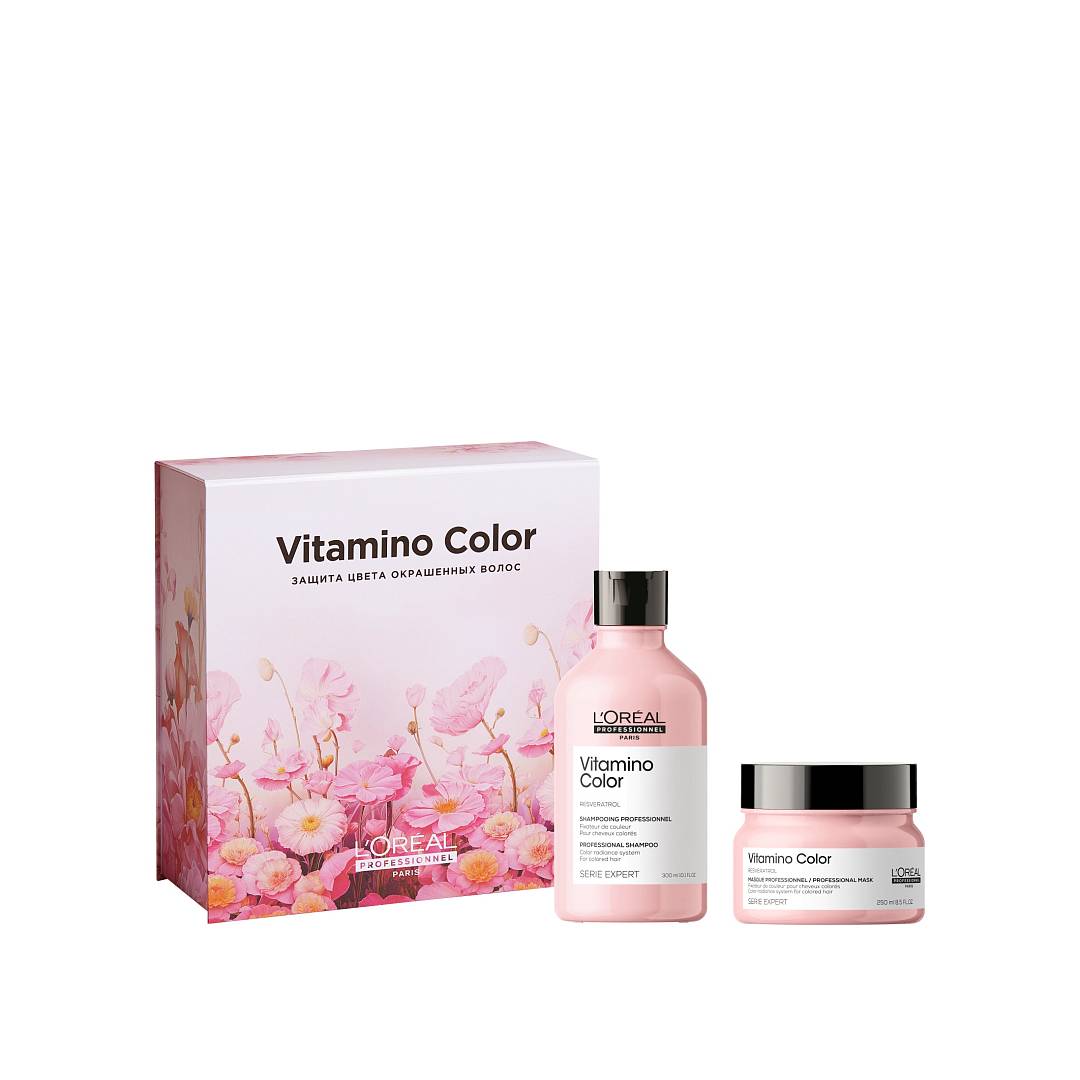 Набор Vitamino Color: Шампунь + маска для волос